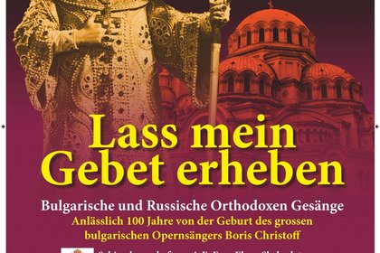 Konzertanlässlichdes100. Geburtstages des bulgarischen Opernsängers  Boris Christoff